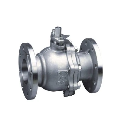 Schwimmender industrieller Kugelhahn aus Gusseisen